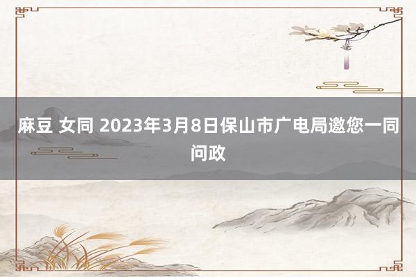 麻豆 女同 2023年3月8日保山市广电局邀您一同问政