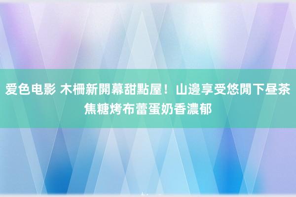 爱色电影 木柵新開幕甜點屋！山邊享受悠閒下昼茶　焦糖烤布蕾蛋奶香濃郁